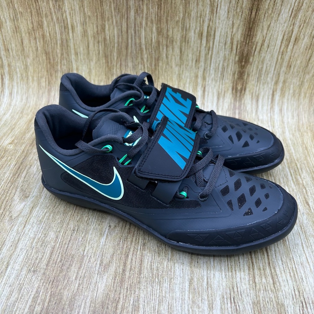 Nike Zoom Rival SD 4 Men's 5.5 Track Field Throwing Shoes Black Blue HQ3487-001
